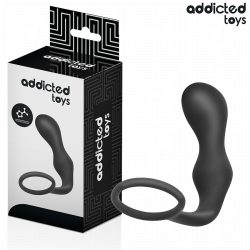 ADDICTED TOYS - szilikon anális plug gyűrűvel 3-as modell