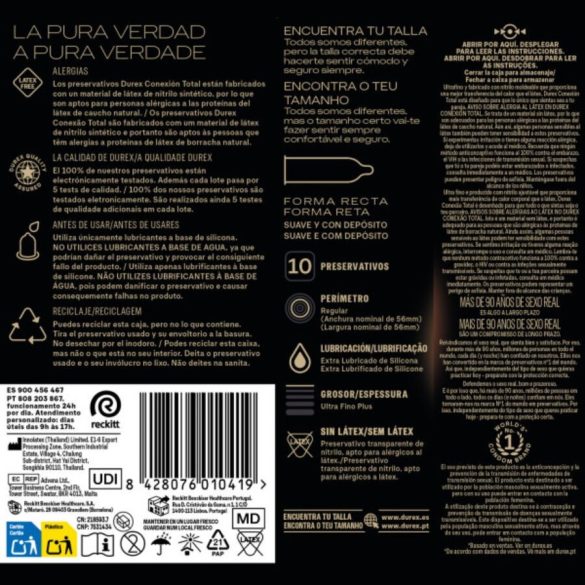 DUREX - Prémium latexmentes óvszerek, 10 db