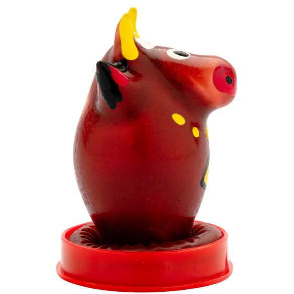 CONDOMERIE – kézzel festett bull formájú óvszer