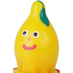 CONDOMERIE - kézzel festett citromos óvszer