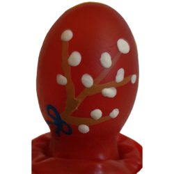 CONDOMERIE - Kézzel festett szexi tojás óvszer vörös