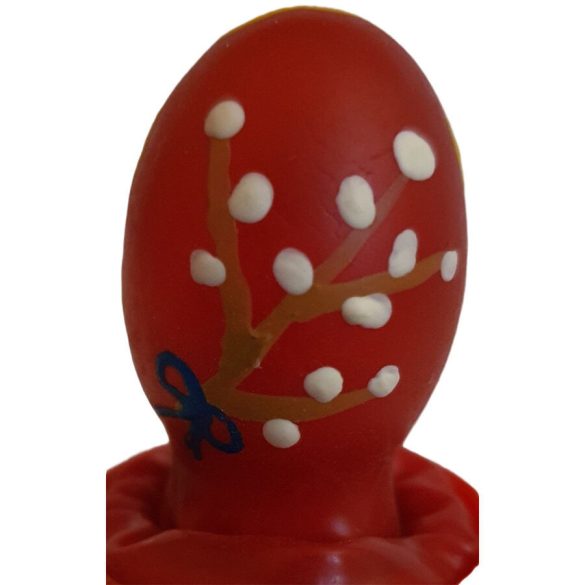 CONDOMERIE - Kézzel festett szexi tojás óvszer vörös