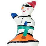 CONDOMERIE - kézzel festett snowboarder XL óvszer