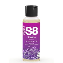   STIMUL8 S8 – Vitalizáló erotikus masszázs olaj lime 50 ml