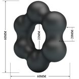 CRAZY BULL - prémium szilikon péniszgyűrű 10. modell