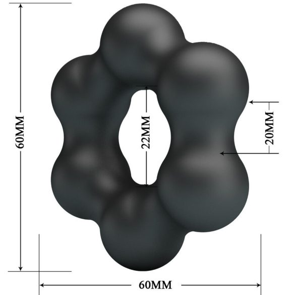 CRAZY BULL - prémium szilikon péniszgyűrű 10. modell