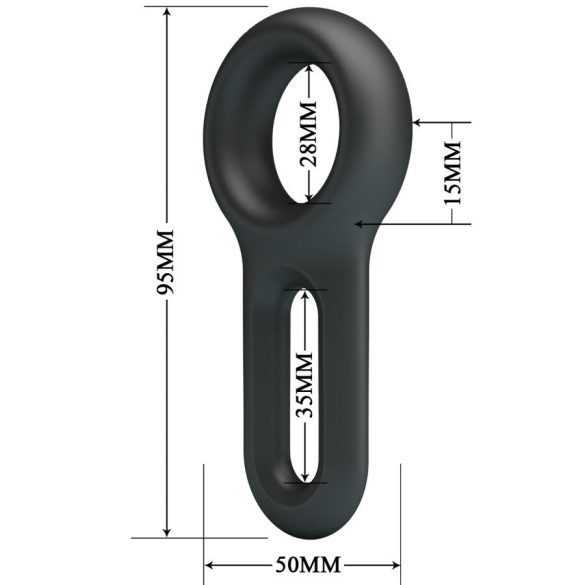 CRAZY BULL - prémium szilikon péniszgyűrű 18-as modell