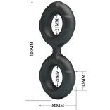 CRAZY BULL - dupla szilikon péniszgyűrű mod. 19