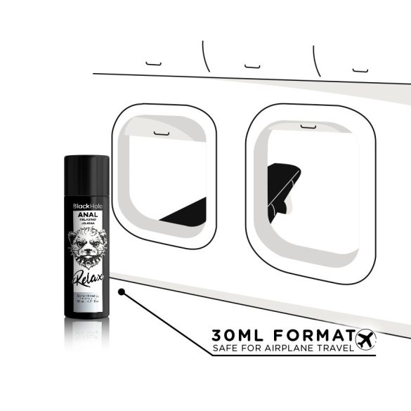 BLACK HOLE – anális relaxáló szilikon alapú síkosító 30 ml