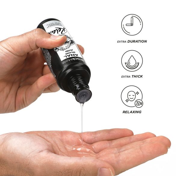 BLACK HOLE - relaxáló szilikon alapú anális síkosító 100 ml