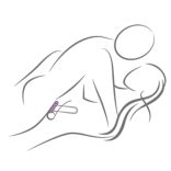 Rocks-Off Twist Black – szilikon maszturbáló gyűrű