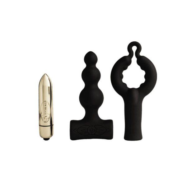 ROCKS-OFF Petite Sensations – vibráló anál dugó fekete