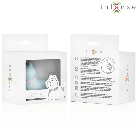 INTENSE - 360º forgó nyelvű csiklóizgató kék színben