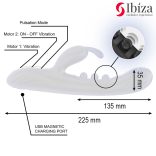 IBIZA – pulzáló vibráló nyuszi stimuláló