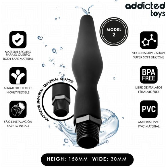 ADDICTED TOYS – univerzális adapteres anális tisztító eszköz