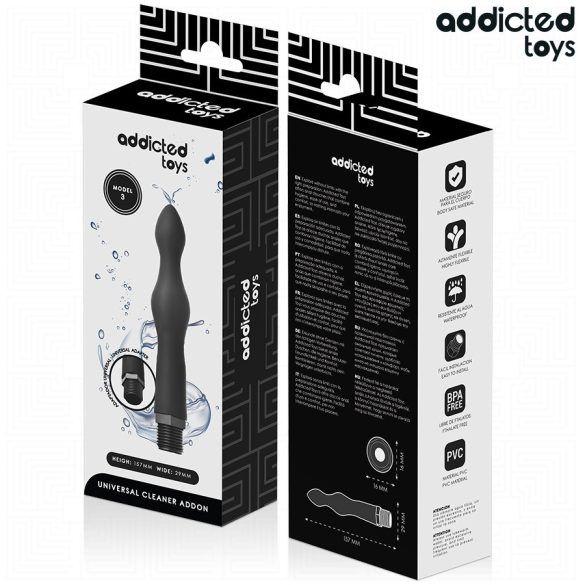 ADDICTED TOYS – univerzális adapteres anális tisztító