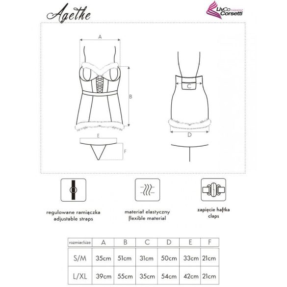 LIVCO CORSETTI FASHION - AGETHE LC 90607 – csábító női alsóruha