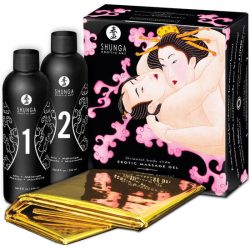   SHUNGA – erotikus masszázsgél test-test elleni élvezethez, eper és cava