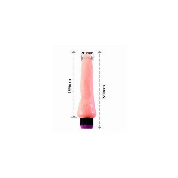 BAILE - élethű vibrátor 19,5 cm hosszúsággal