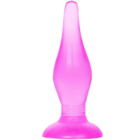BAILE - lilás, puha tapintású anál plug 14,2 cm