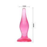 BAILE - lilás, puha tapintású anál plug 14,2 cm
