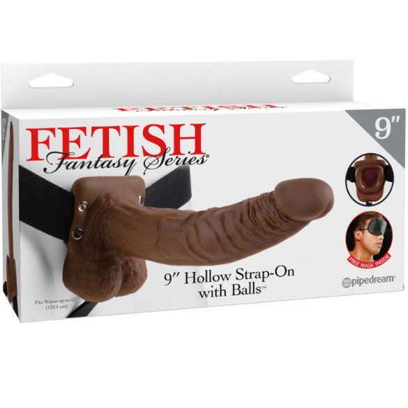 Fetish Fantasy – 22,9 cm-es golyós üreges strap-on