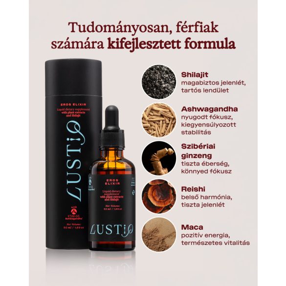 Lustiq Eros Elixir – a férfi energia esszenciája