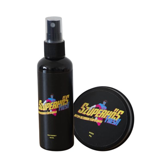 Szuperhős Fresh Intim Férfi Dezodor Csomag KRÉM + SPRAY