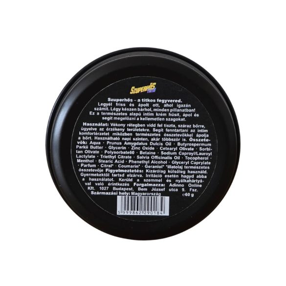 Szuperhős Fresh Intim Férfi Dezodor Csomag KRÉM + SPRAY